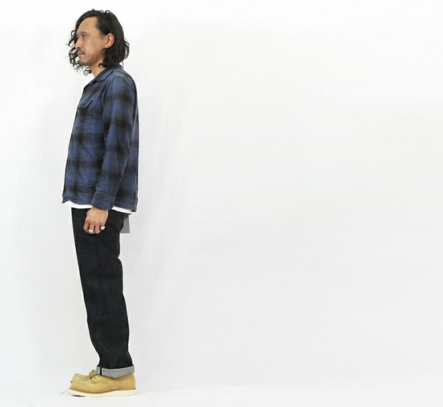 フルカウント FULLCOUNT 0105BK ジーンズ ルーズストレート 13.7oz ブラックデニム ジンバブエコットン