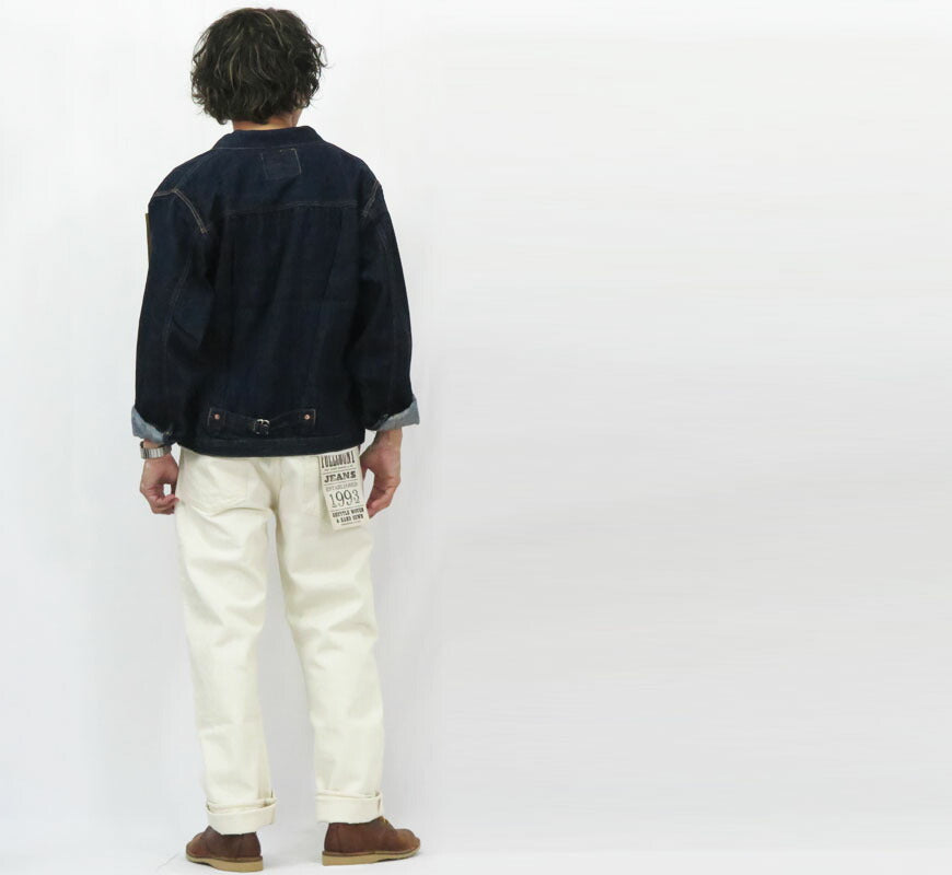 フルカウント FULLCOUNT 1101EC ジーンズ ストレート 13.7oz エクリュホワイト デニム ジンバブエコットン