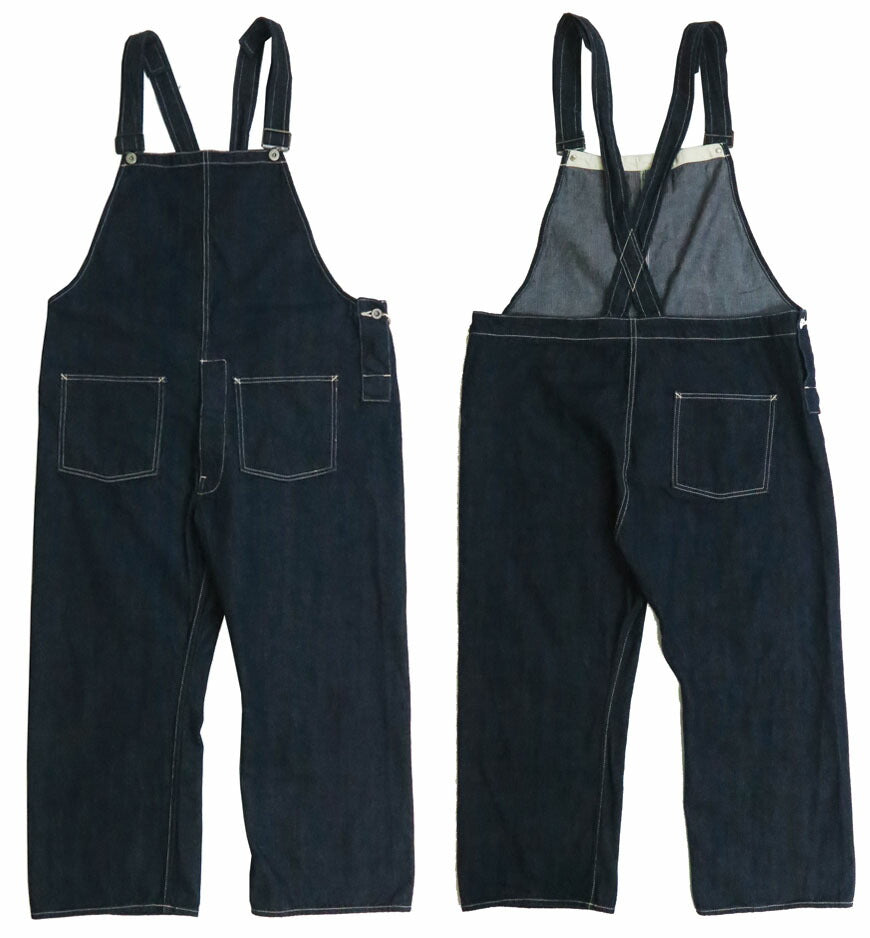 フルカウント FULLCOUNT 1140 กางเกงเอี๊ยมผ้ายีนส์ 11oz สไตล์ต้นศตวรรษที่ 20