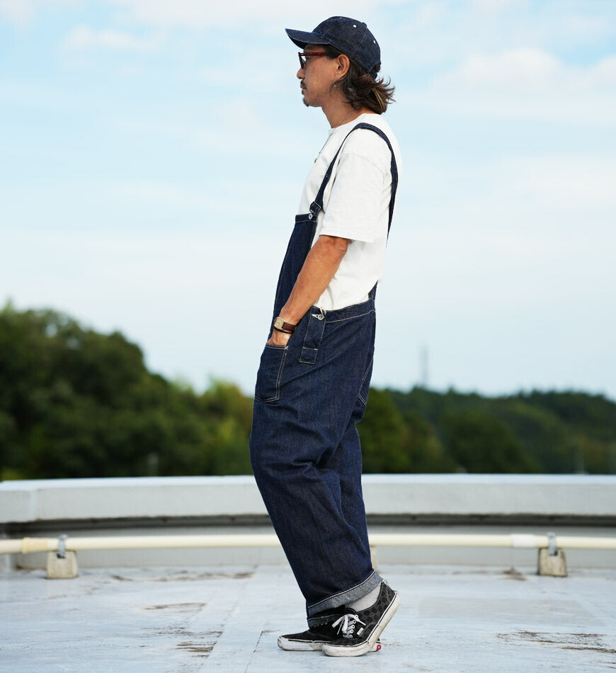フルカウント FULLCOUNT 1140 กางเกงเอี๊ยมผ้ายีนส์ 11oz สไตล์ต้นศตวรรษที่ 20