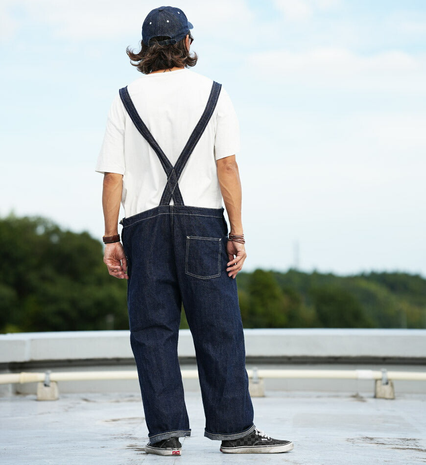 フルカウント FULLCOUNT 1140 กางเกงเอี๊ยมผ้ายีนส์ 11oz สไตล์ต้นศตวรรษที่ 20