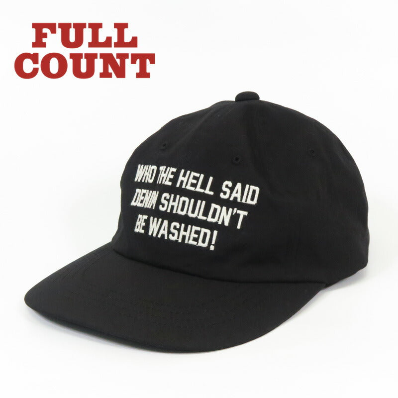 フルカウント FULLCOUNT Mũ lưỡi trai cotton WHO THE HELL SAID... Lot.6261【Bộ sưu tập Xuân Hè 2026】