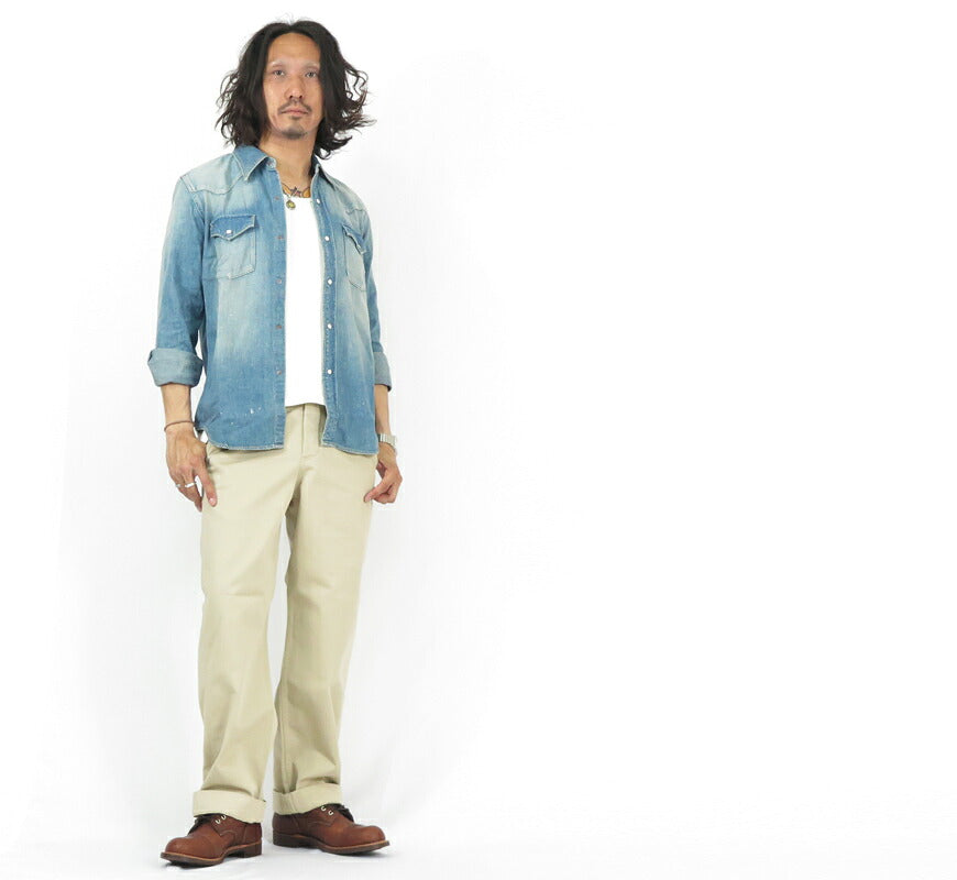 フルカウントFULLCOUNT1201-20チノパンツU.S.ArmyChino41Khaki【2024年春夏新作】