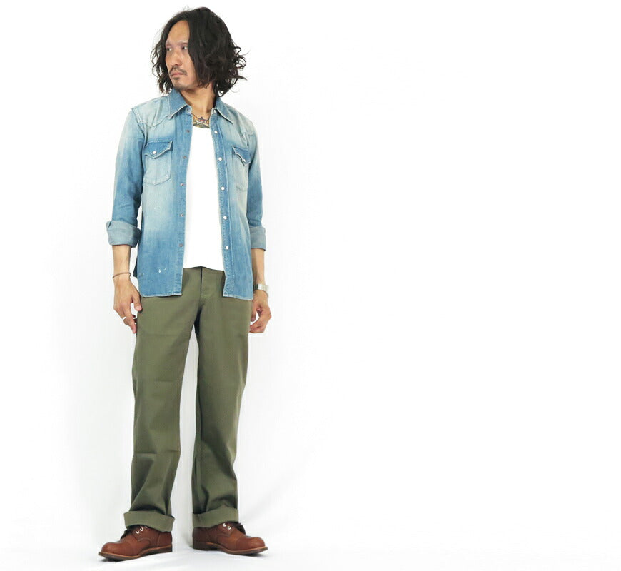 フルカウントFULLCOUNT1201-20チノパンツU.S.ArmyChino41Khaki【2024年春夏新作】