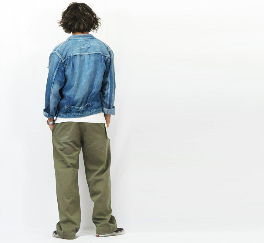 フルカウント FULLCOUNT 1201HW 41カーキ チノパンツ Freedom Fighter ダメージ&リメイク加工 U.S.Army Chino 41 Khaki