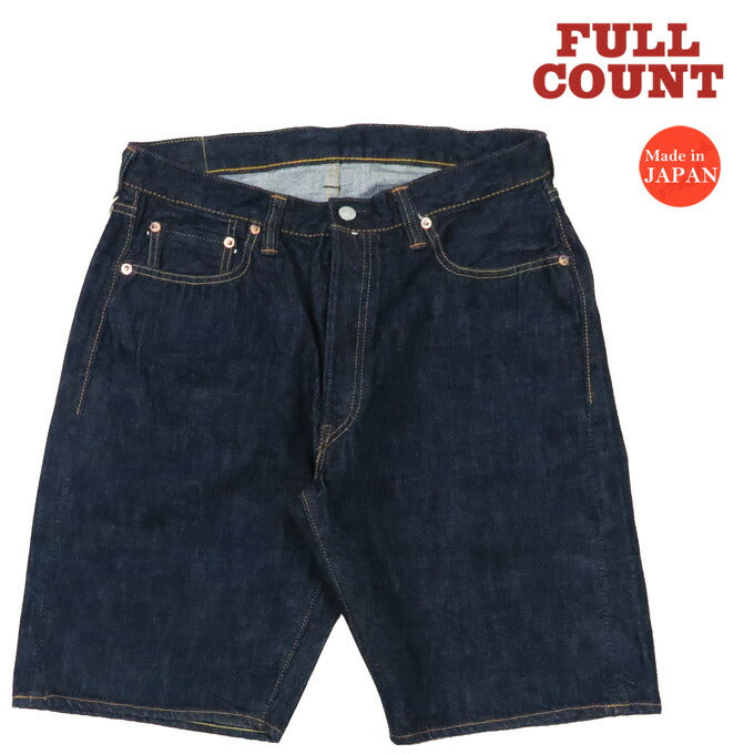 フルカウント FULLCOUNT กางเกงขาสั้นผ้าดิบ 13.7oz ผ้าฝ้ายซิมบับเว ยีนส์ 1904-25