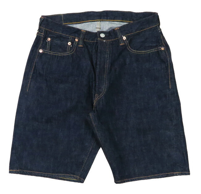 フルカウント FULLCOUNT กางเกงขาสั้นผ้าดิบ 13.7oz ผ้าฝ้ายซิมบับเว ยีนส์ 1904-25