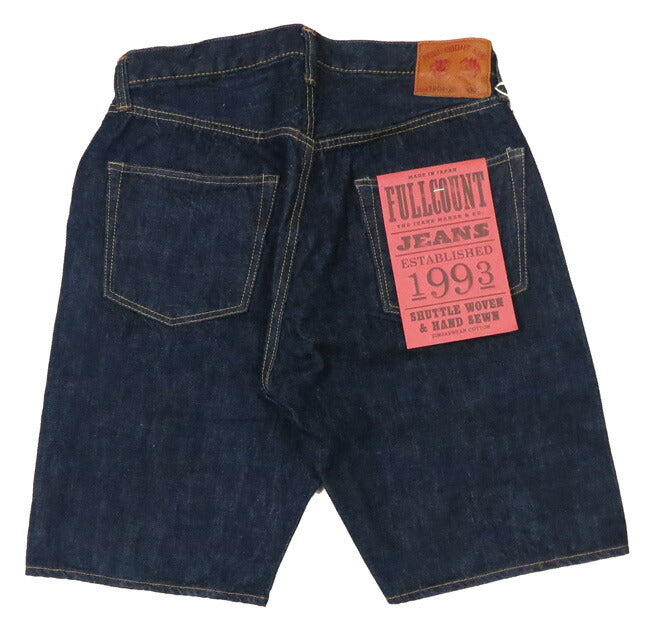 フルカウント FULLCOUNT กางเกงขาสั้นผ้าดิบ 13.7oz ผ้าฝ้ายซิมบับเว ยีนส์ 1904-25