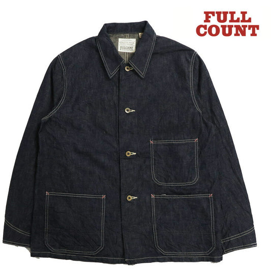 フルカウントFULLCOUNT10.5ozミリタリージンバブエデニムカバーオールチョアジャケット2015-1【2021-22年秋冬新作】