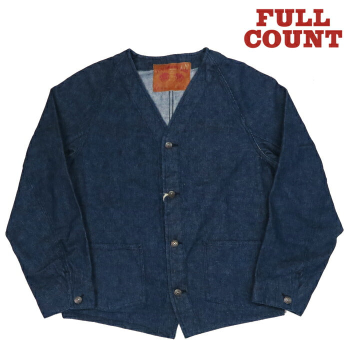 フルカウント FULLCOUNT 13.5oz ยีนส์เดนิมทอซ้าย แจ็กเก็ตวิศวกร คัฟเวอร์ออล 2036