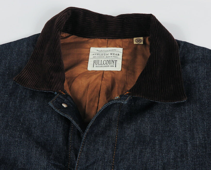 FULLCOUNT denim chorejack met relaxte pasvorm Lot.2061 【Nieuwe herfst-wintercollectie 2026】