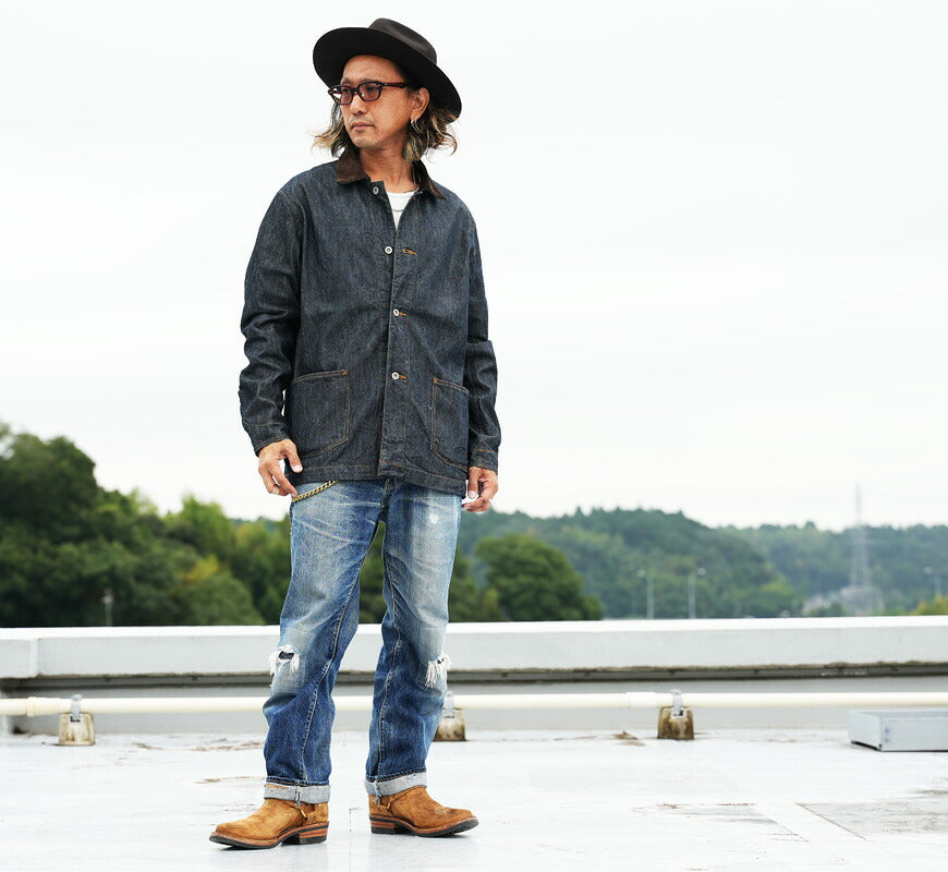 FULLCOUNT denim chorejack met relaxte pasvorm Lot.2061 【Nieuwe herfst-wintercollectie 2026】