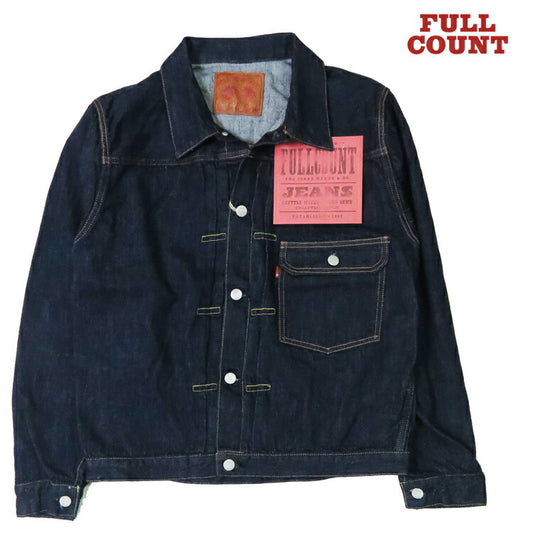 FULLCOUNT 2107SSW Erstmodell Denimjacke 1st Modell 11,5oz Super Smooth Simbabwe-Baumwolle