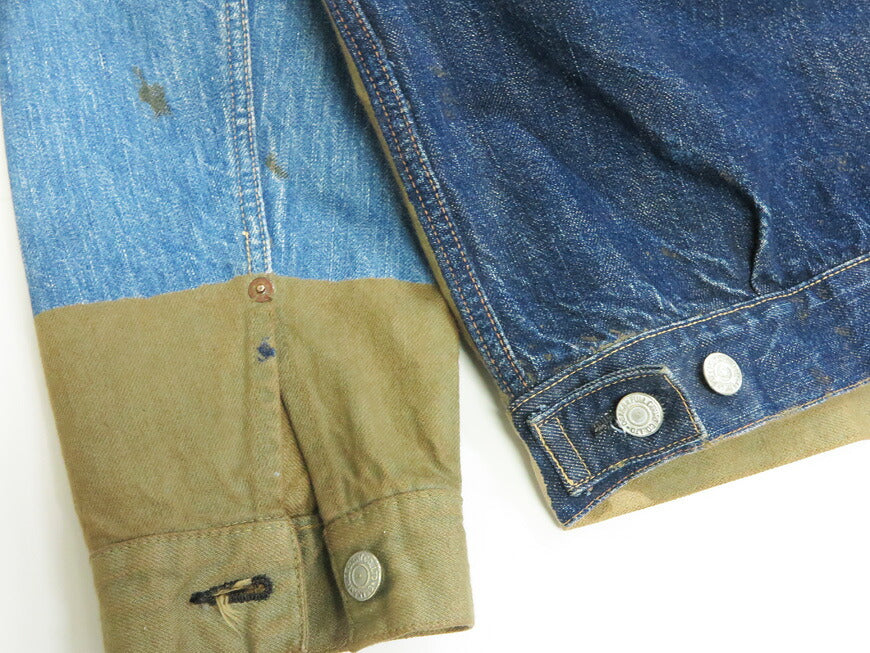 Fullcount FULLCOUNT 2501-2102 13,7oz Second Model Denimjacke CRAZY PATTERN WORKS OF ART SERIES Simbabwe-Baumwolle