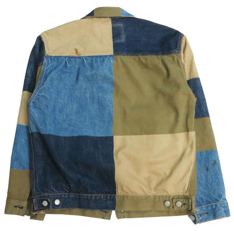 Fullcount FULLCOUNT 2501-2102 13,7oz Second Model Denimjacke CRAZY PATTERN WORKS OF ART SERIES Simbabwe-Baumwolle