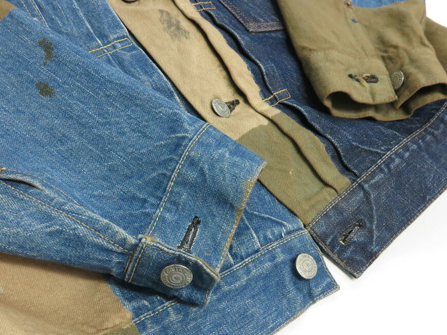 Fullcount FULLCOUNT 2501-2102 13,7oz Second Model Denimjacke CRAZY PATTERN WORKS OF ART SERIES Simbabwe-Baumwolle