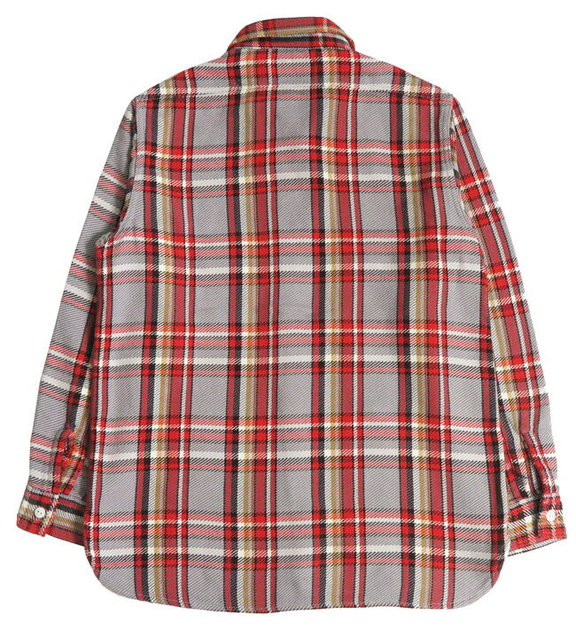 フルカウント FULLCOUNT Chemise de travail à manches longues en flanelle à carreaux de coton original Lot.4094