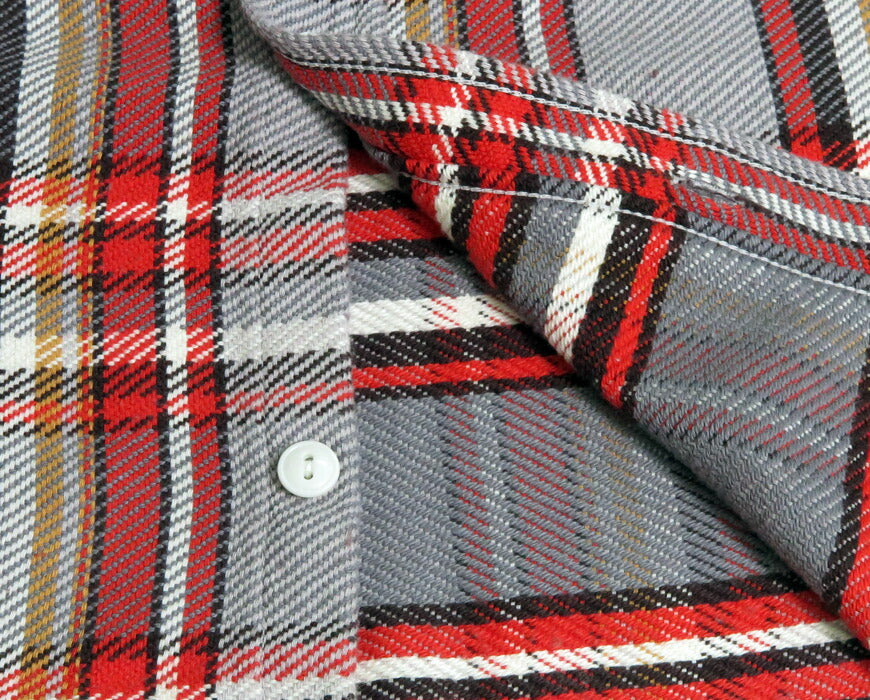 フルカウント FULLCOUNT Chemise de travail à manches longues en flanelle à carreaux de coton original Lot.4094