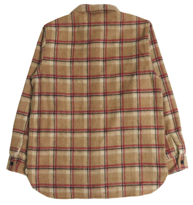 フルカウント FULLCOUNT Chemise de travail à manches longues en laine à carreaux Lot.4096