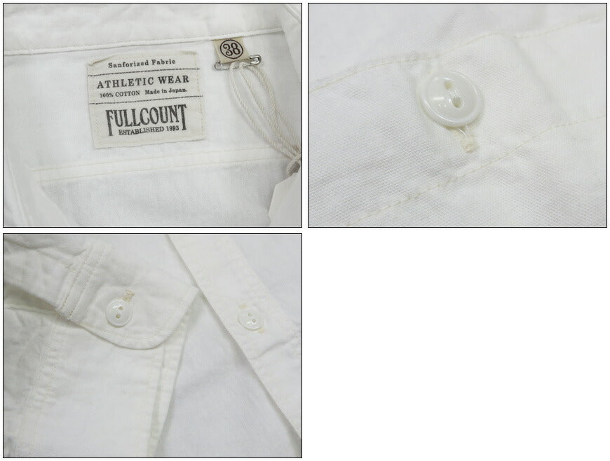 フルカウント FULLCOUNT 5oz chambray lange mouw werkhemd klassiek Lot.4810