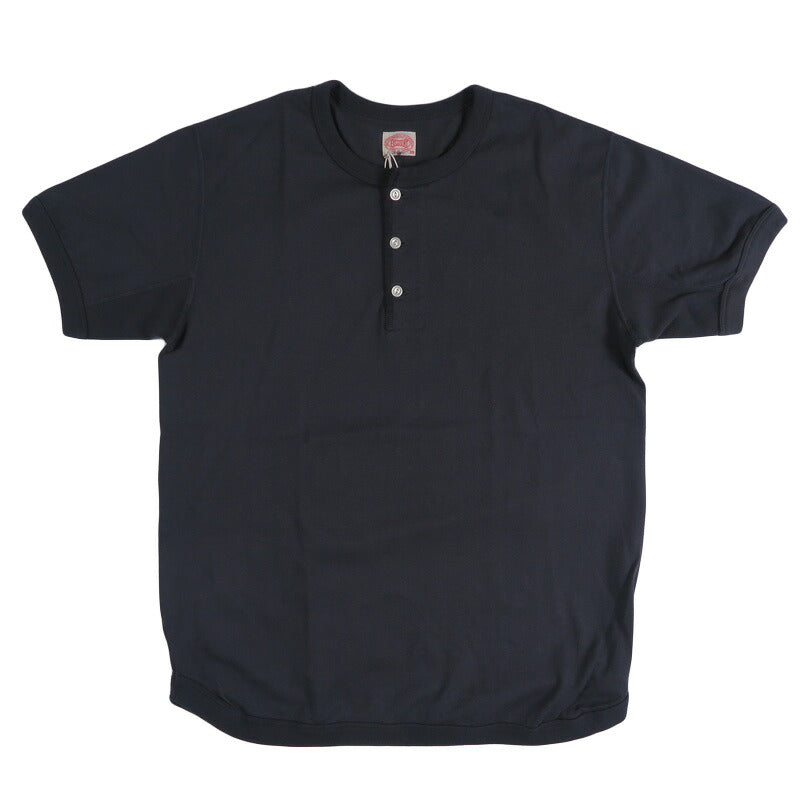 フルカウント FULLCOUNT フラットシーマー ヘビーウェイト ヘンリーネック 半袖 Tシャツ Lot.5222h-21 【2026年秋冬新作】