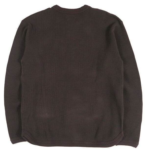 フルカウント FULLCOUNT ヘビーウェイト ワッフル 長袖 Tシャツ ひび割れロゴプリント サーマル Lot.5964PT-9 【2026年秋冬新作】