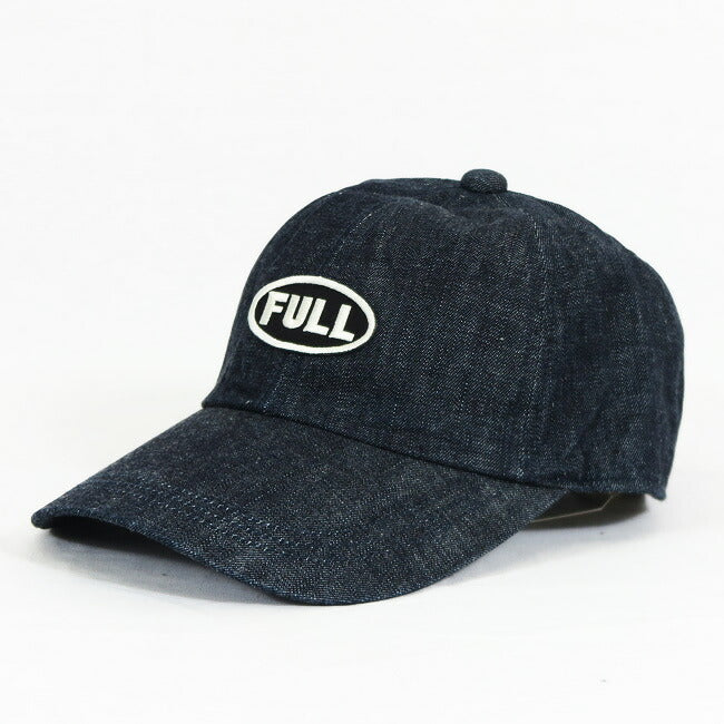 Fullcount FULLCOUNT Schwarze Aufnäher Denim Cap BLACK FULL WAPPEN DENIM CAP 6770-26