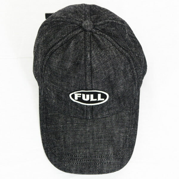 Fullcount FULLCOUNT Schwarze Aufnäher Denim Cap BLACK FULL WAPPEN DENIM CAP 6770-26
