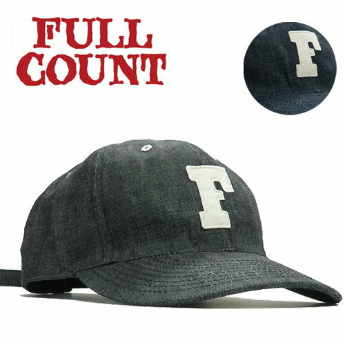 フルカウント FULLCOUNT Topi Baseball Denim 6 Panel 6843