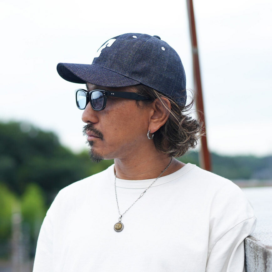 フルカウント FULLCOUNT Topi Baseball Denim 6 Panel 6843