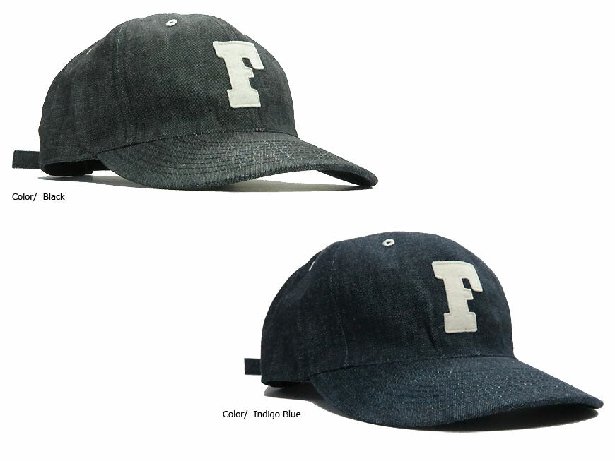 フルカウント FULLCOUNT Topi Baseball Denim 6 Panel 6843