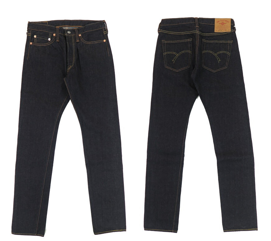 フラットヘッド THE FLAT HEAD กางเกงยีนส์ผ้าดิบ 14.5oz ทรงตรงแบบค่อยๆ แคบ FN-3002N