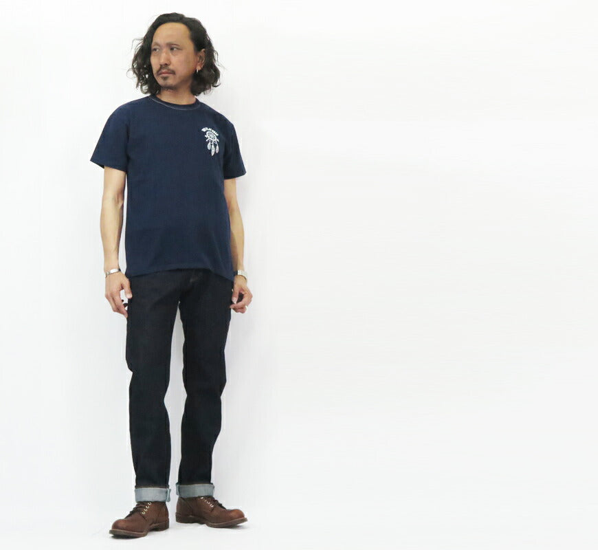 The Flat Head THE FLAT HEAD FN-8004-24FW Limitierte Auflage 18oz Weit zulaufende Jeans
