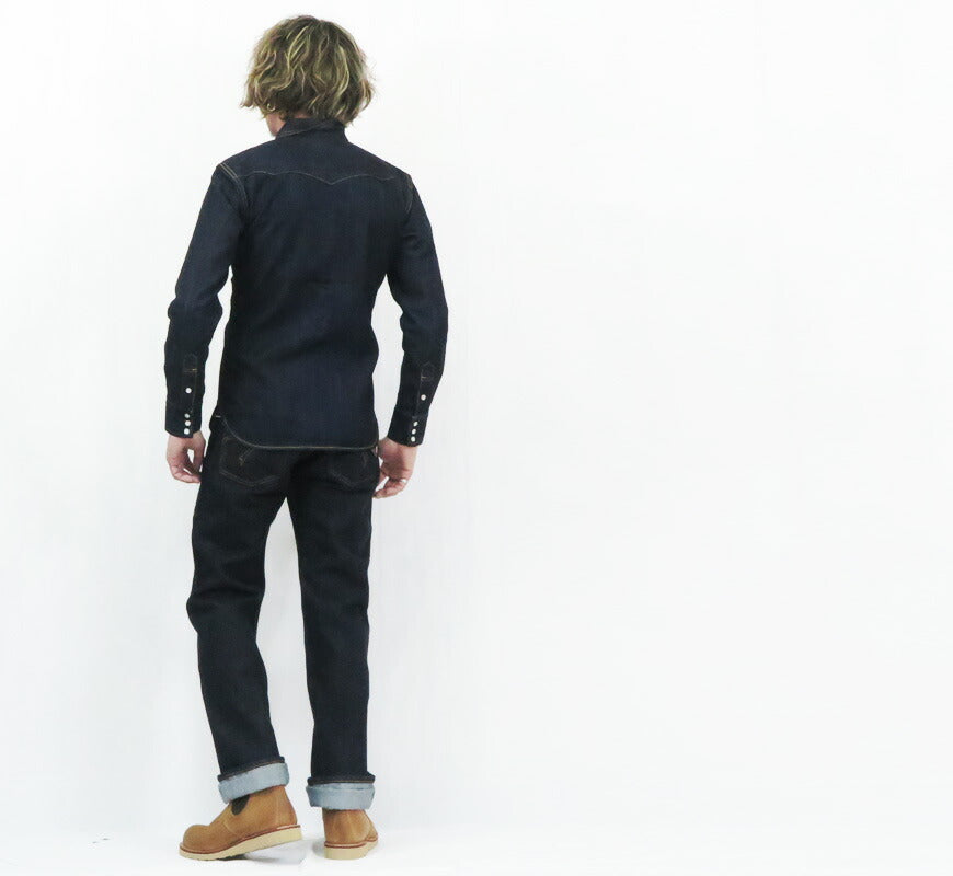 フラットヘッド THE FLAT HEAD FN-8005 กางเกงยีนส์เดนิม 18oz ทรงตรงปกติ 【คอลเลกชันฤดูใบไม้ผลิ/ฤดูร้อน 2026】