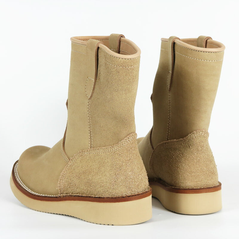 The Flat Head Wildlederstiefel mit Krepsohle FN-FB-002 【Frühjahr/Sommer 2026 Neuheit】