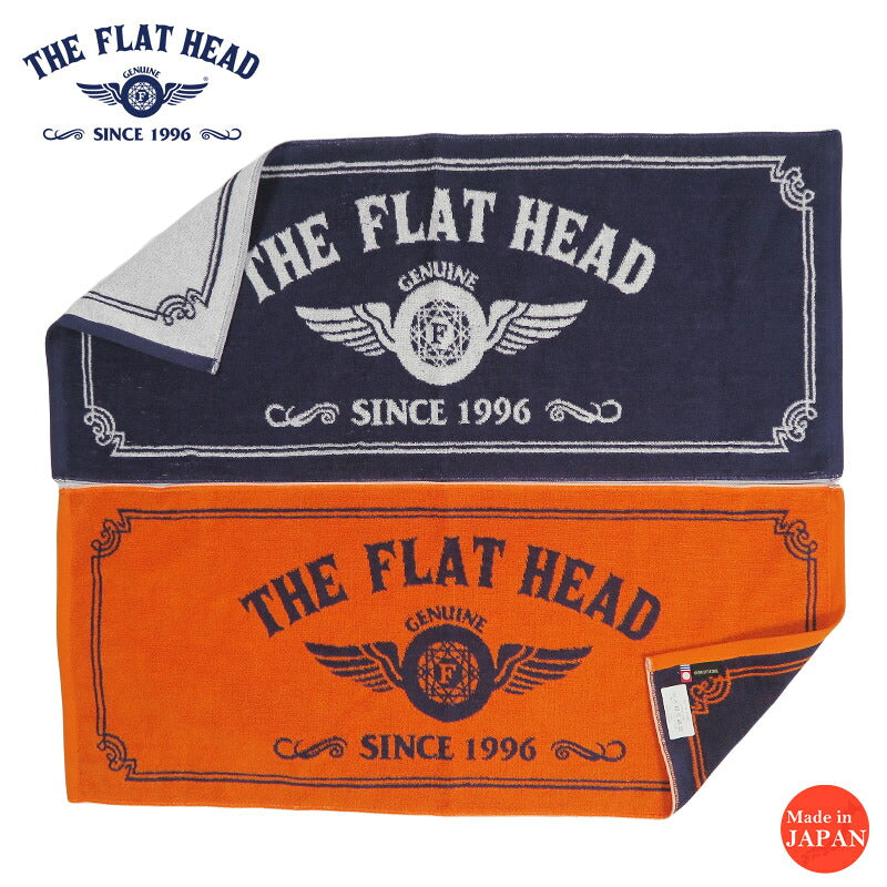 フラットヘッド THE FLAT HEAD ジャガード織り 今治 フェイスタオル 80cm/33cm FN-GT002 【2026年春夏新作】