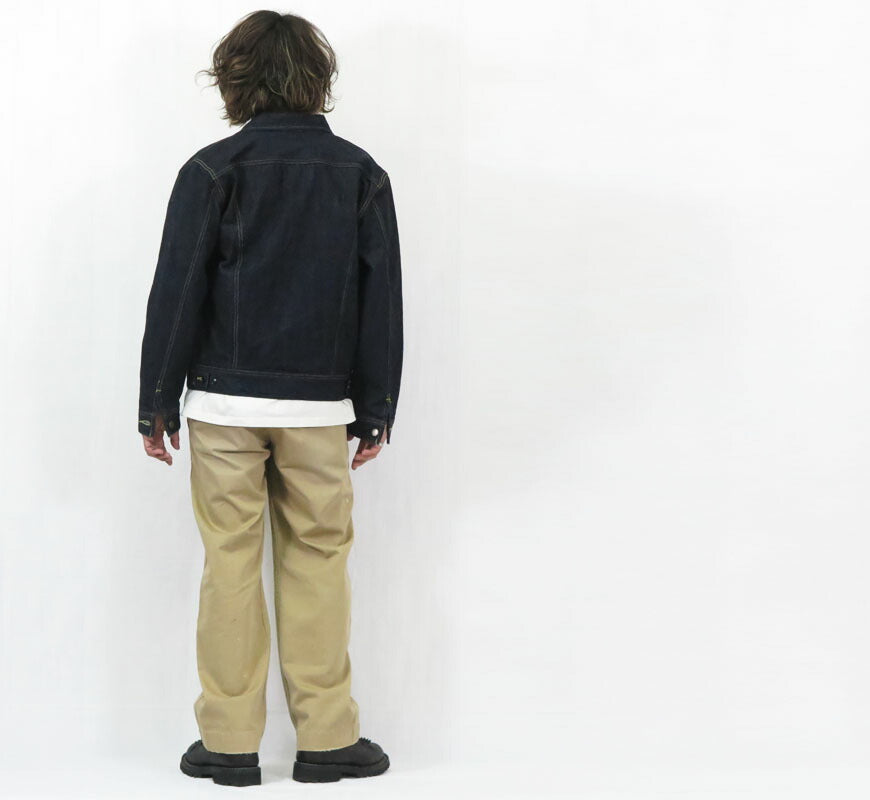 フラットヘッド THE FLAT HEAD 14.5oz 左綾ジンバブエコットン デニムジャケット FN-OJ-D103