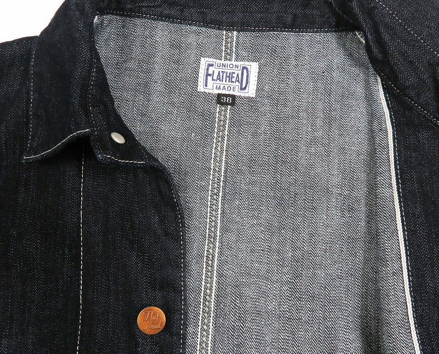 フラットヘッド THE FLAT HEAD 10oz デニム カバーオール FN-OJ-DC002 【2026年秋冬新作】