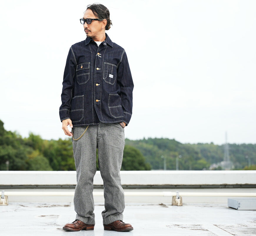 フラットヘッド THE FLAT HEAD 10oz デニム カバーオール FN-OJ-DC002 【2026年秋冬新作】