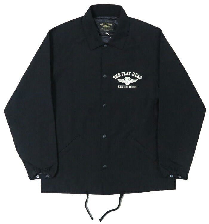 フラットヘッド THE FLAT HEAD 60/40クロス コーチジャケット FLYING WHEEL ロクヨンクロス FN-OJ-NC005
