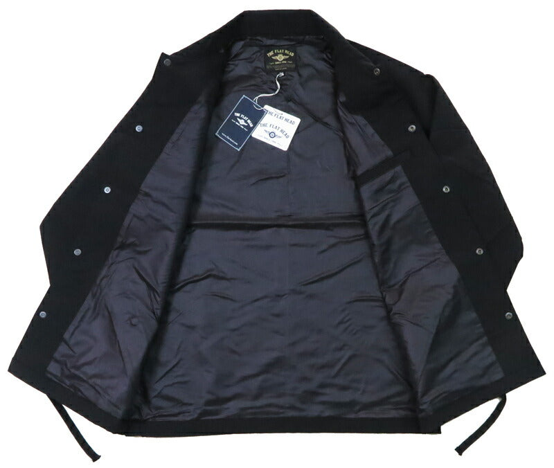 フラットヘッド THE FLAT HEAD 60/40クロス コーチジャケット MOTORCYCLE RACE ロクヨンクロス FN-OJ-NC006