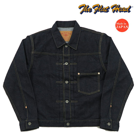 เดอะแฟลตเฮด THE FLAT HEAD แจ็กเก็ตยีนส์ 40's 12oz รุ่นแรก FN-OJ-SD001