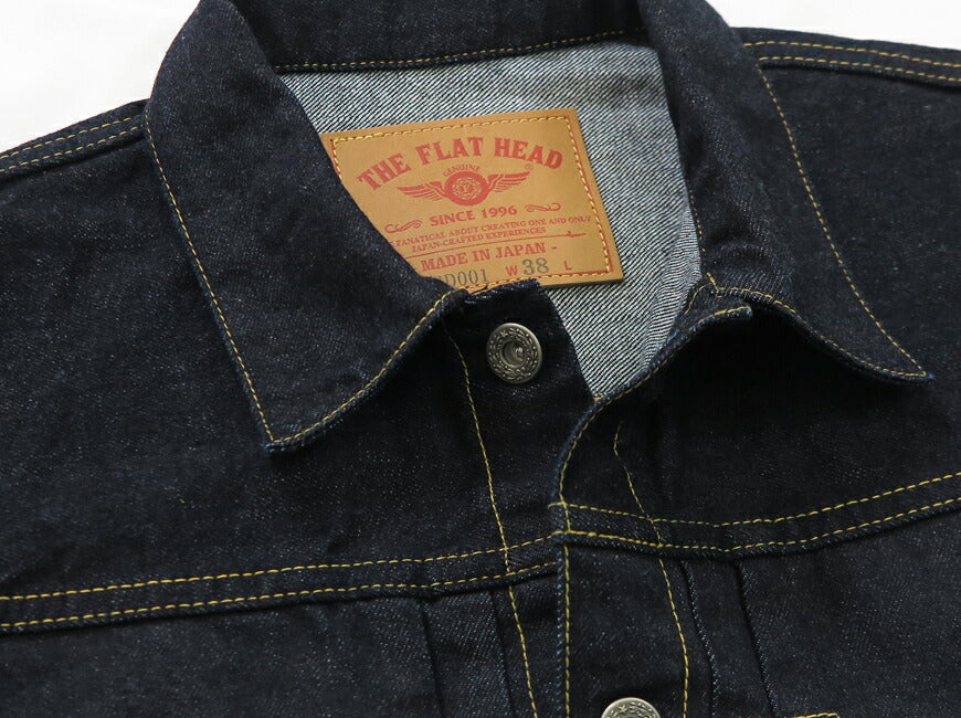 フラットヘッド THE FLAT HEAD 40's 12oz デニムジャケット 1st ファーストモデル ジージャン FN-OJ-SD001