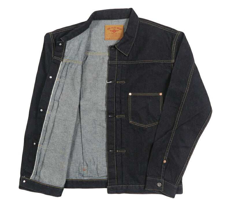 フラットヘッド THE FLAT HEAD 40's 12oz デニムジャケット 1st ファーストモデル ジージャン FN-OJ-SD001L 【2026年秋冬新作】
