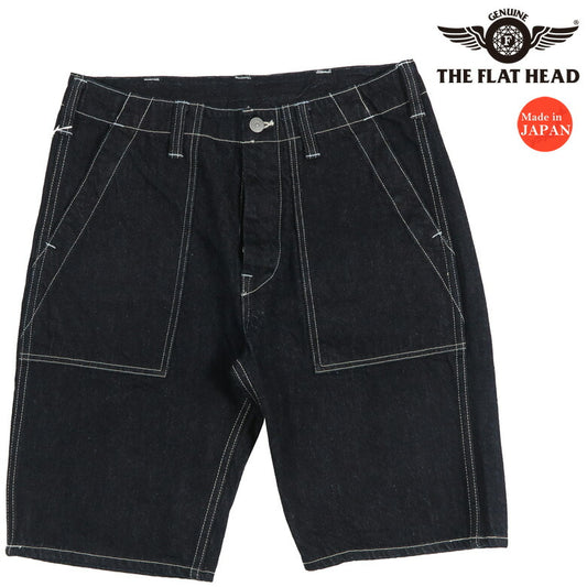 The Flat Head FN-S-DP003 12oz denim baker shorts half pants 【Bagong Labas para sa Tagsibol at Tag-init 2026】