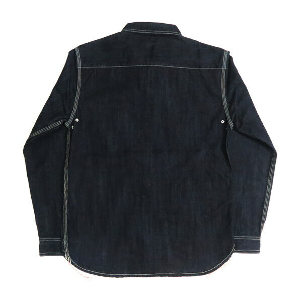 フラットヘッド THE FLAT HEAD 10oz デニム 長袖 ワーク シャツ FN-SDK-301L