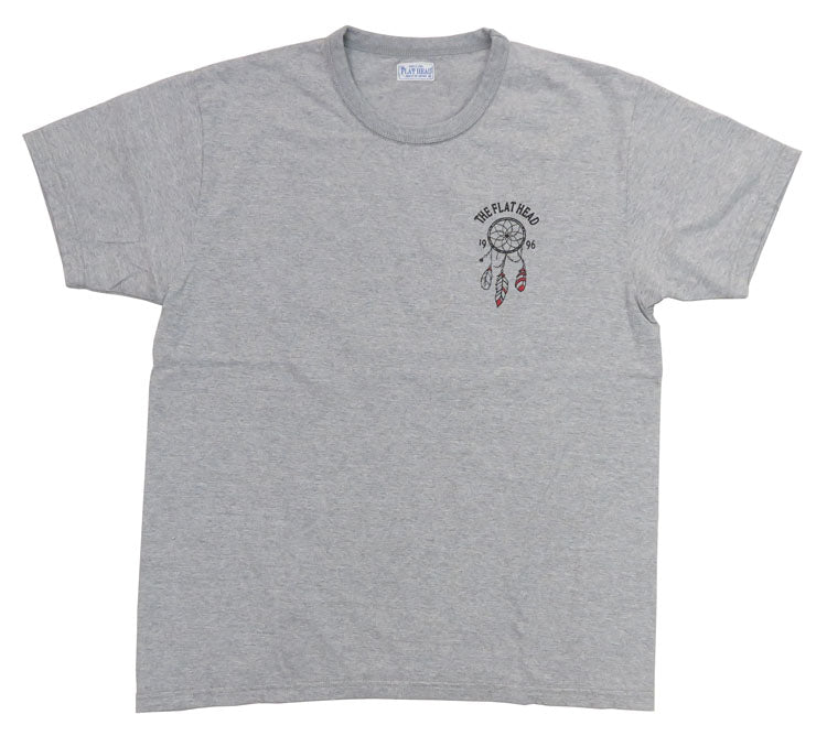 フラットヘッド THE FLAT HEAD Kurzarm T-Shirt "MOTORCYCLE RACE" THC-Serie FN-THC-048【 】
