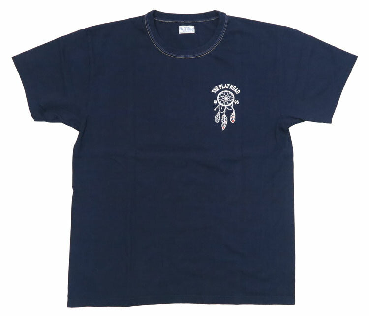 フラットヘッド THE FLAT HEAD Kurzarm T-Shirt "MOTORCYCLE RACE" THC-Serie FN-THC-048【 】