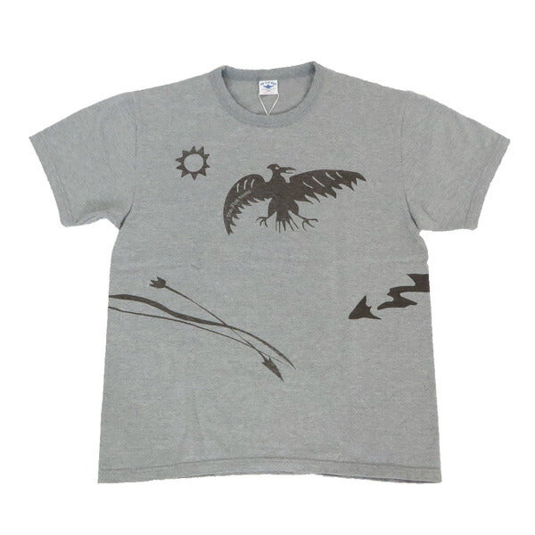 フラットヘッド THE FLAT HEAD เสื้อยืดคอกลมแขนสั้น FRONTIER SPIRIT FN-THC-051
