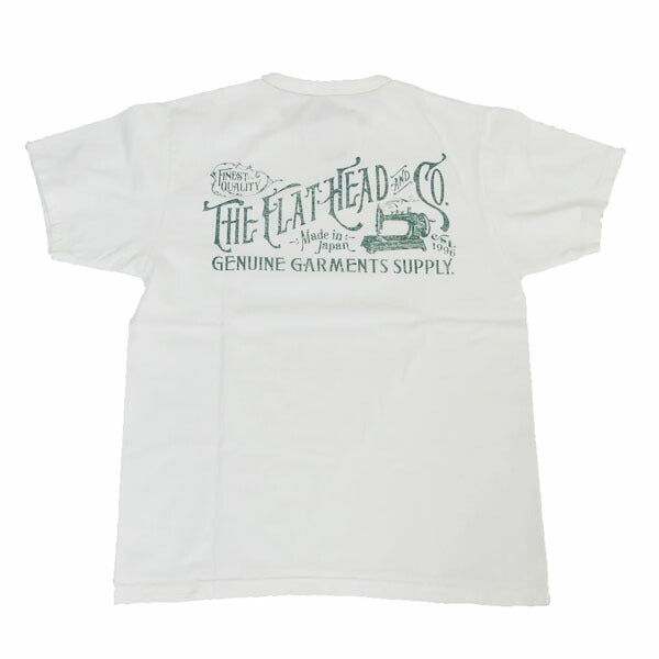 플랫헤드 THE FLAT HEAD 반소매 GENUINE GARMENTS 티셔츠 FN-THC-052